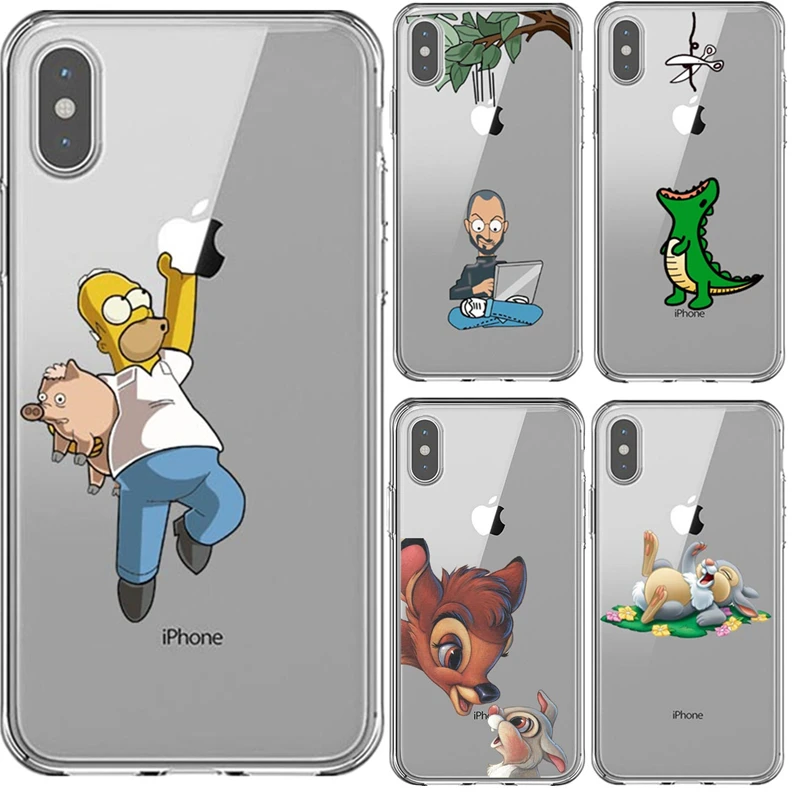 Мягкий силиконовый чехол с милым мультяшным симпсоном русалочкой для iphone 11 Pro MAX