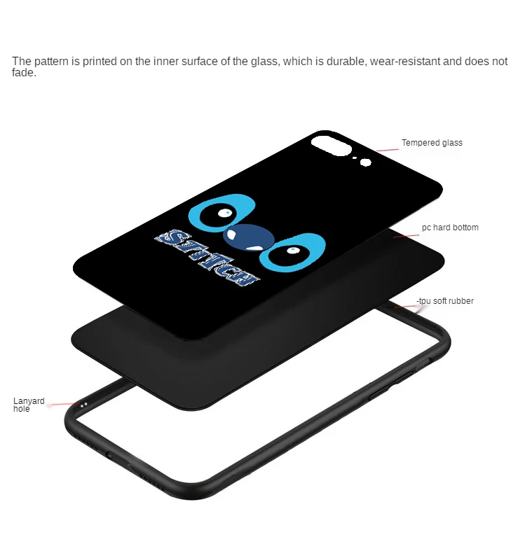 

Disney Stitch Mickey Men's Phone Case for iPhone12/12mini/12promax/11pro/xs/xsmax/se/xr/7p/8p/6sp/6s/6p/Cartoon cute phone cover
