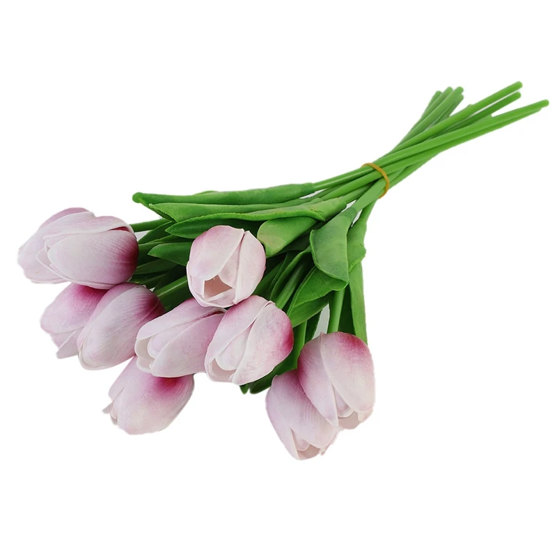 

10PCS Mothers Day Artificial Flowers Bend Randomly Wedding Gift Artificial Flowers Real Touch Silk Flower Home Decoration