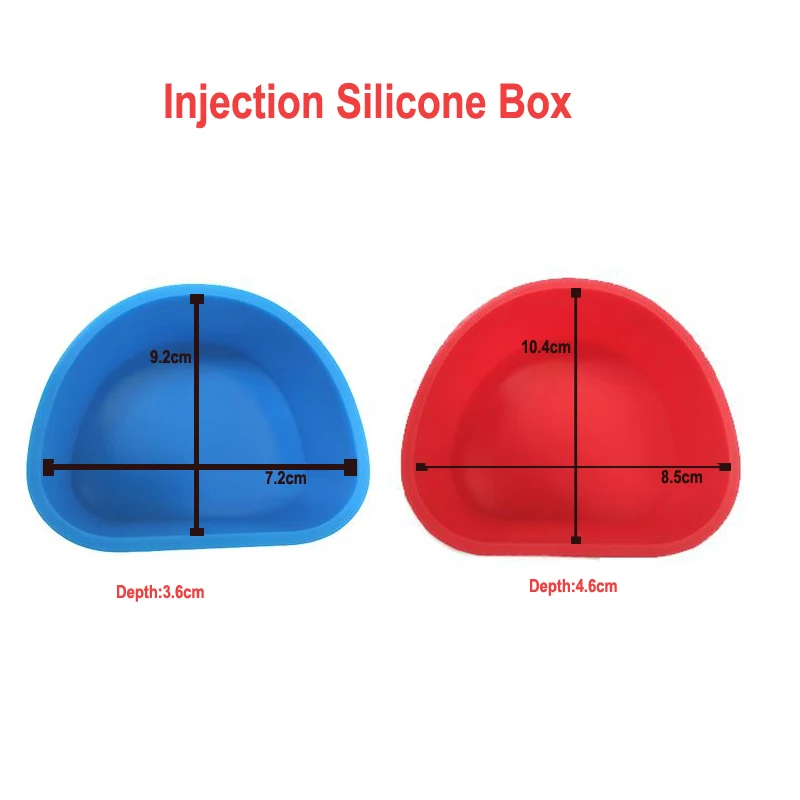 

1 шт. стоматологическое лабораторное литья под давлением из силиконового геля коробка на съемный частичная работа