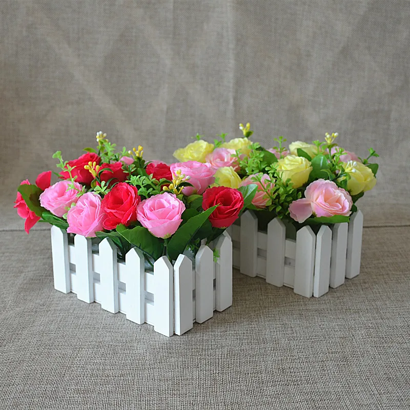 Искусственный цветок в горшке бонсай Сделай Сам домашний декор для гостиной