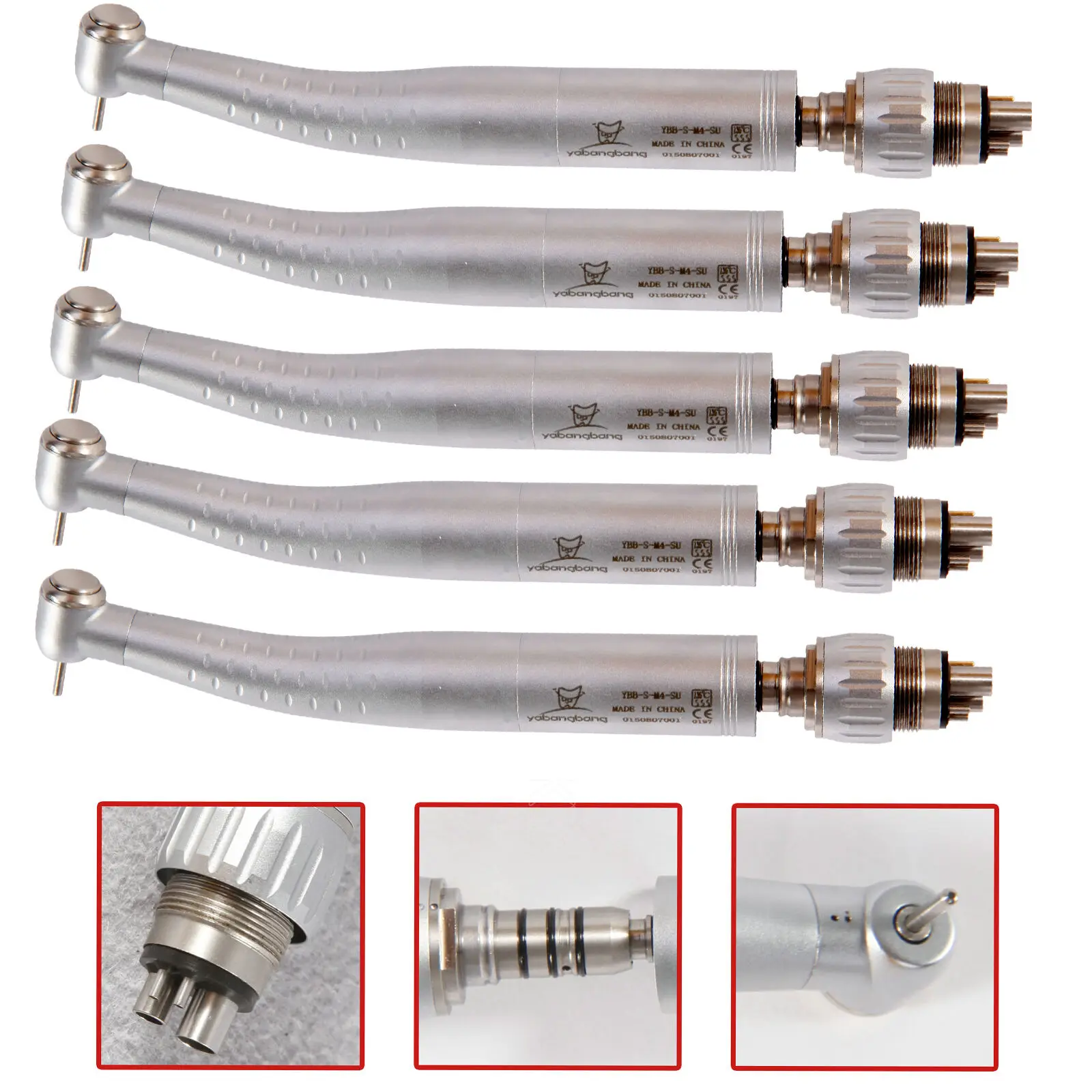 

5 шт. зубные KAVO Стиль быстрой смены навесного оборудования высокий быстрая Скорость Кнопка бормашины для измерения общего количества холодной питьевой воды Стандартный головка воздушного турбинного 4 отверстия