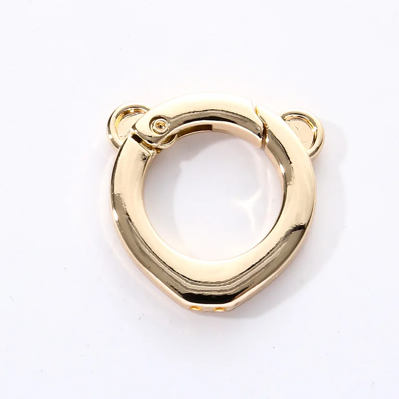 5 шт. кожаная сумка ремень собака цепи пряжки с зажимом пружинный крюк брелок