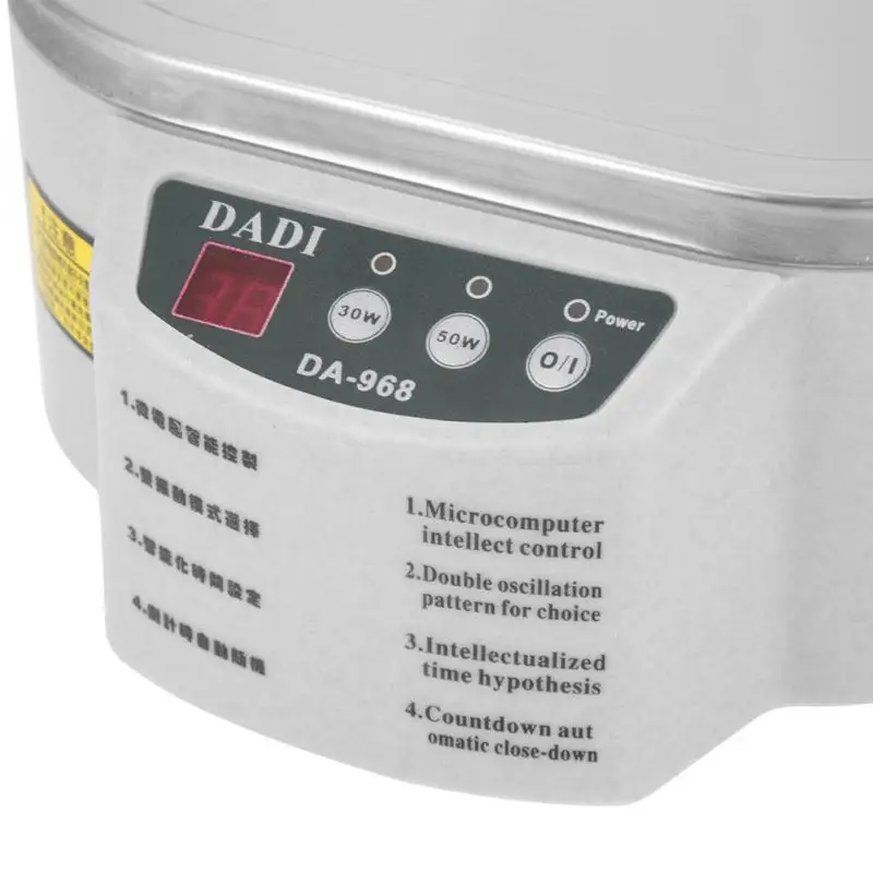 

600ml Ultrasonic Cleaner Jewelry Glasses Circuit Board Cleaning Machine Intelligent Control ultrasonic cleaning ultrasonic bath