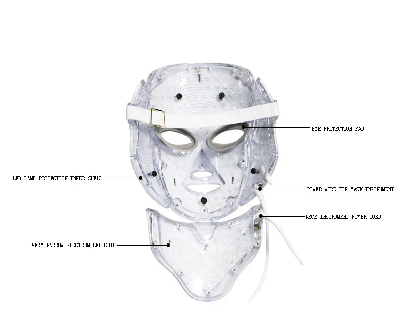 Красочная маска для красоты от акне пигментация Led Ipl Facemask инструмент для красоты красота омоложение кожи