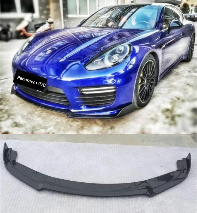 970 натуральное углеродное волокно автомобильный передний бампер разветвитель