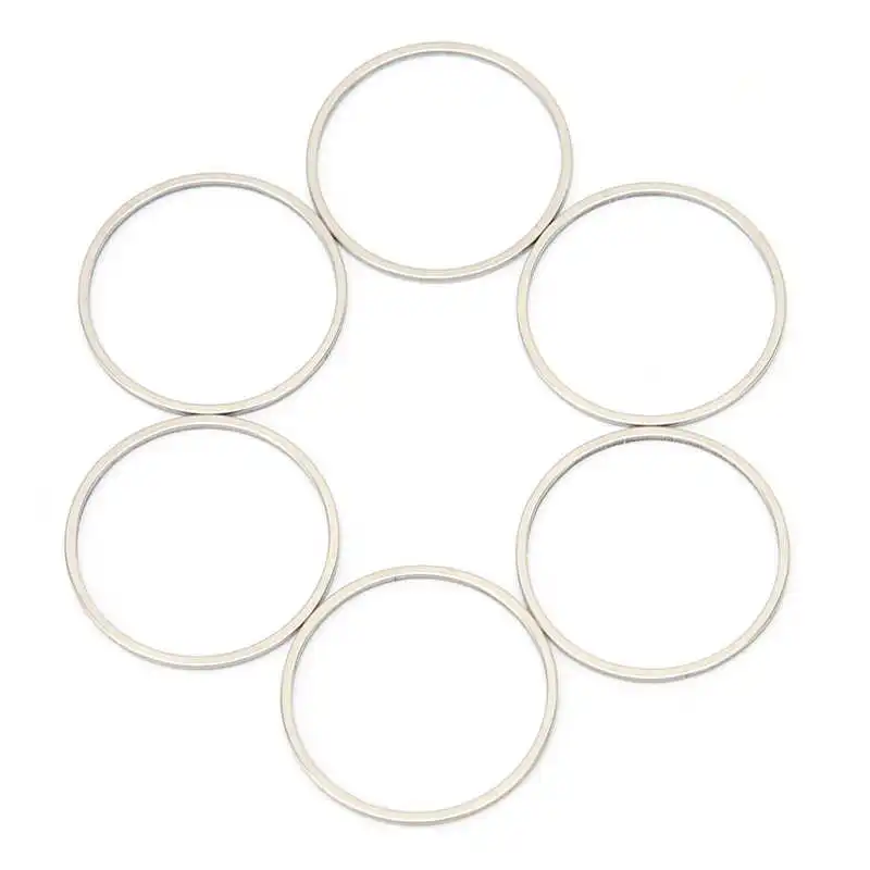 Подвески Металлические Открытые ободки Ремесло DIY круглая полая рамка для