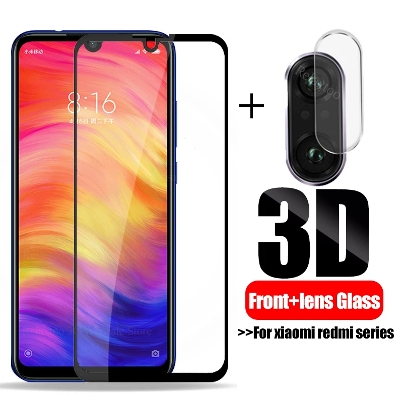 Закаленное стекло 2 в 1 для Xiaomi redmi note 7 6 pro объектива камеры xiomi xaomi red mi 5 plus go s2 6a 4x