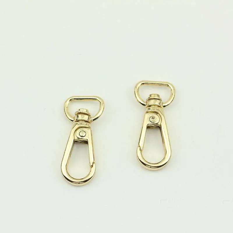 30Pcs 13mm Metal Buckle Collar Webbing Buckles Handbag Hanger Lobster Clasps Swivel Trigger Clips Snap Hook DIY Accessories