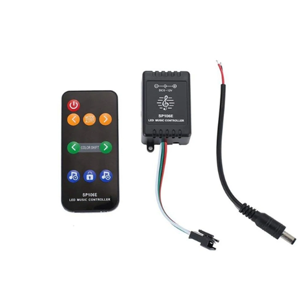 Пиксельная Светодиодная лента WS2811 WS2812B WS2813 WS2815 RGB контроллер освесветильник SP002E