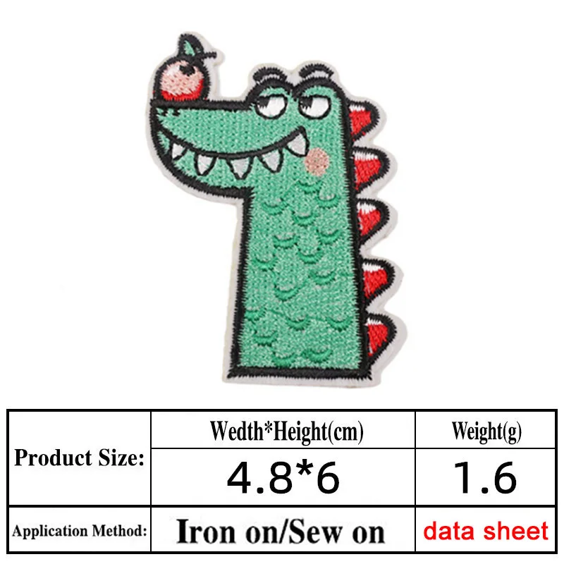 1 шт. универсальная симпатичная Полиэстеровая аппликация для одежды вышивка патч