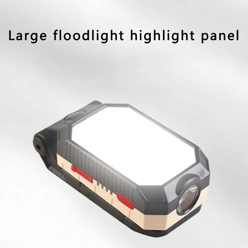 

USB Rechargeable COB Portable Work Lights LED Flashlight Adjustable Waterproof Camping Lantern Magnet Design With Power Display