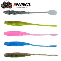 runcl 1520pcs soft lures silicone bait 10cm 12 7cm fishing sea pva swimbait wobblers for artificial winter fishing tackle 2020