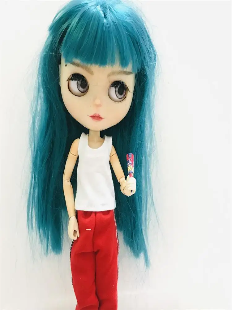 Фото Новинка 1 шт. одежда Blyth жилет милая Базовая рубашка для Blyth, Barbies, Momoko, Obistu, Licca , FR 1/6 аксессуары для кукол №2