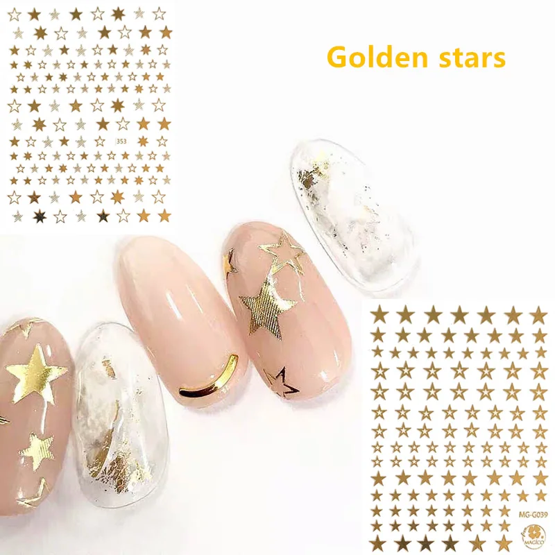 Новейшая модель L J30 звезда стикеры 3d на ногти nail art Наклейки Шаблон &quotсделай
