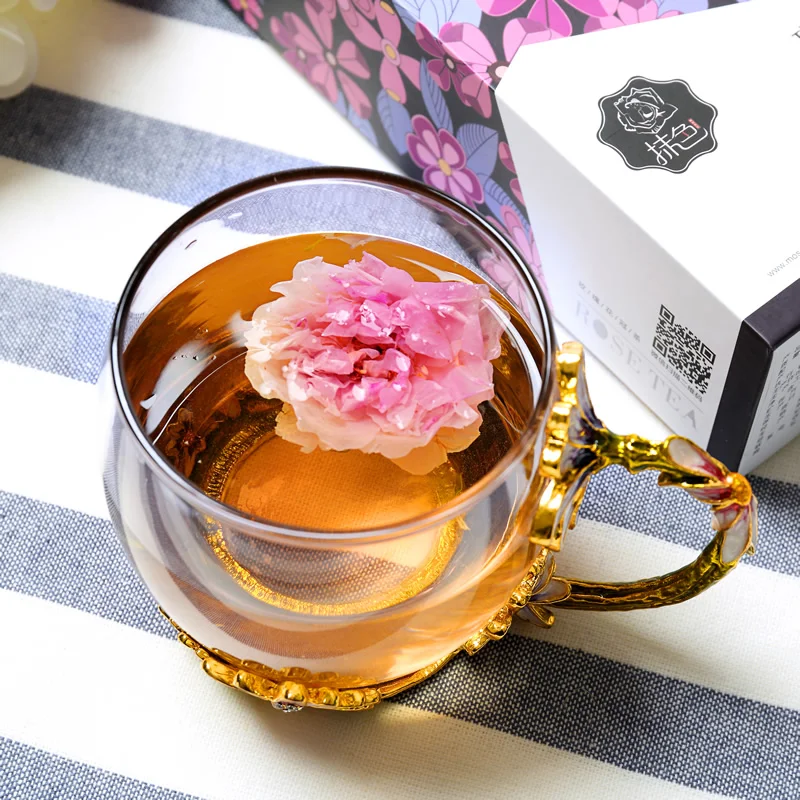 2019New ручная роспись Европейская стеклянная чашка для чая и воды Питьевая Посуда