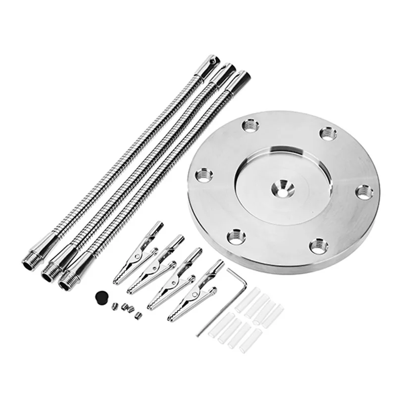 

Full Aluminum Alloy 3 Arms Soldering Station CNC Base PCB Fixture Universal Strange Third Hand Convenience Welding Tools