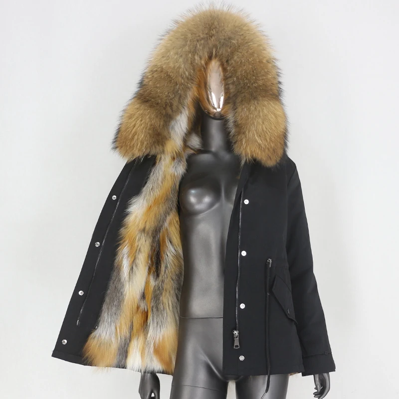 BLUENESSFAIR 2020 Водонепроницаемая короткая парка пальто с подкладкой из натурального