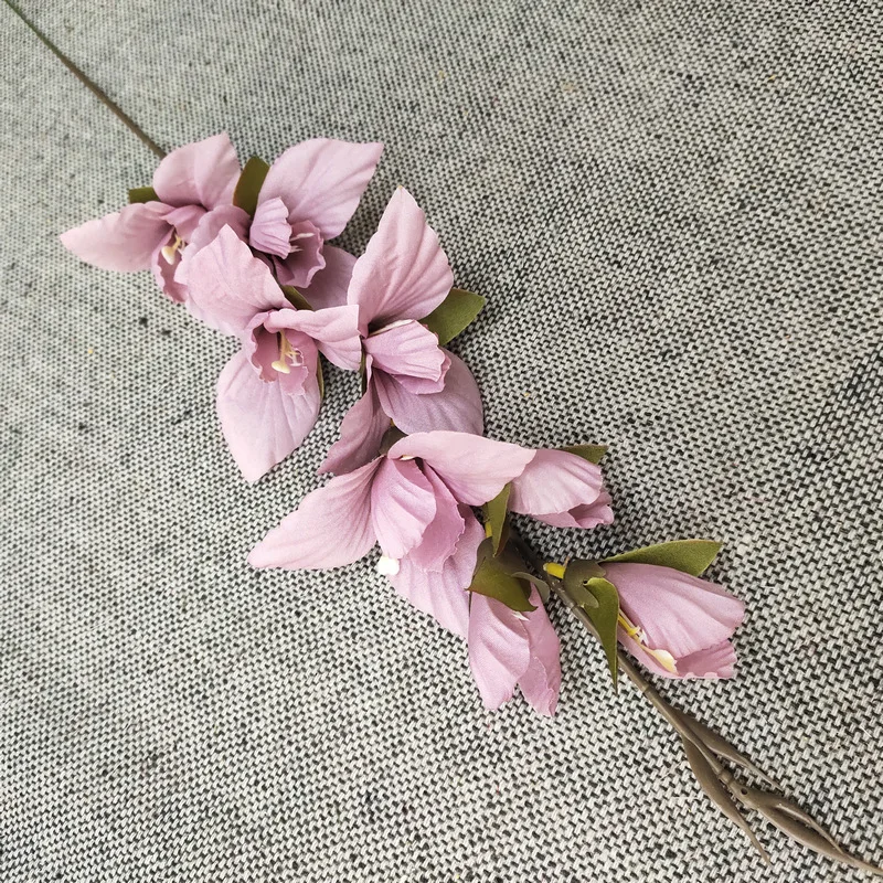 Искусственный цветок JAROWN орхидеи Гладиатор шелковые одиночные цветы ветки