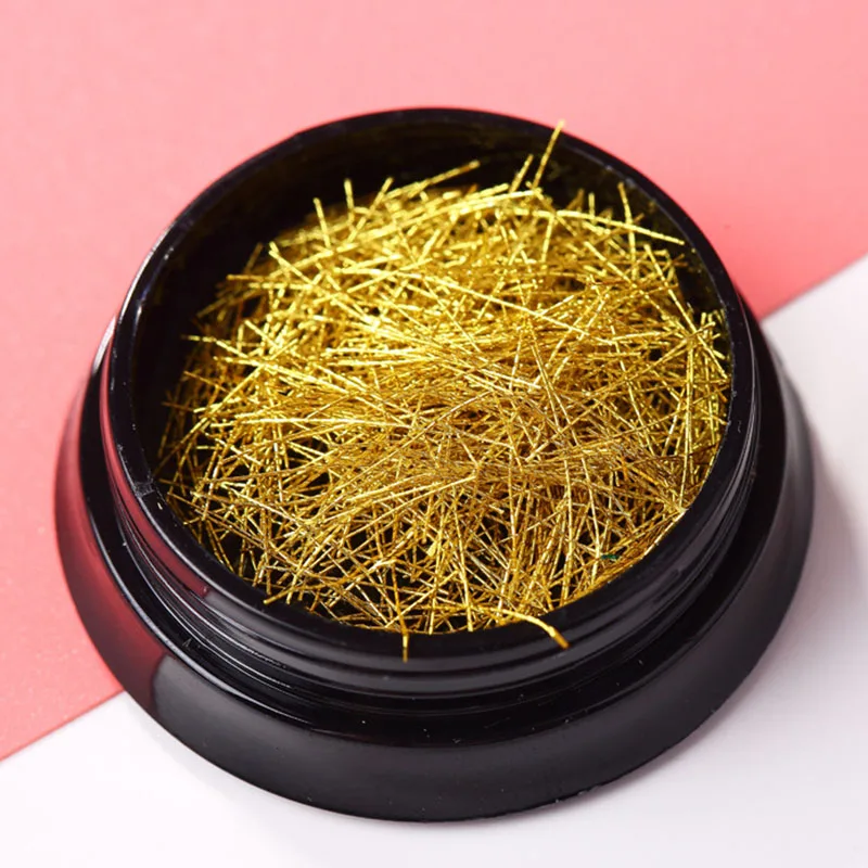 Декоративные материалы для маникюра шелковая нить аксессуары ногтей сделай сам