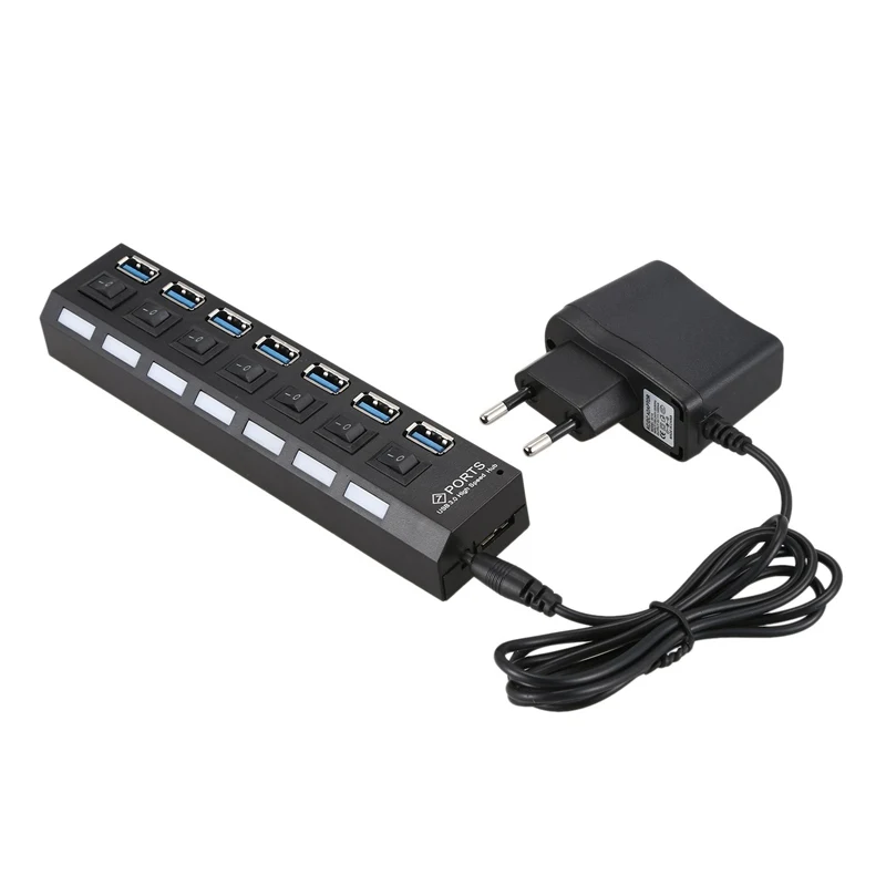

USB3.0 HUB 7 USB v3.0 + 5V/2A Power