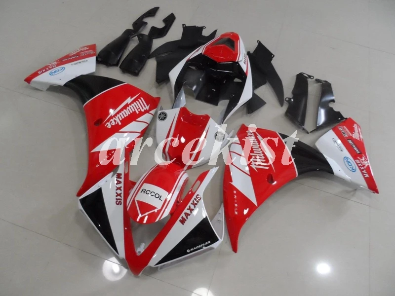 

Новый комплект обтекателей для мотоцикла ABS, подходит для YAMAHA YZF-R1 2013 2014 13 14 R1, комплект обтекателей красного и белого цвета