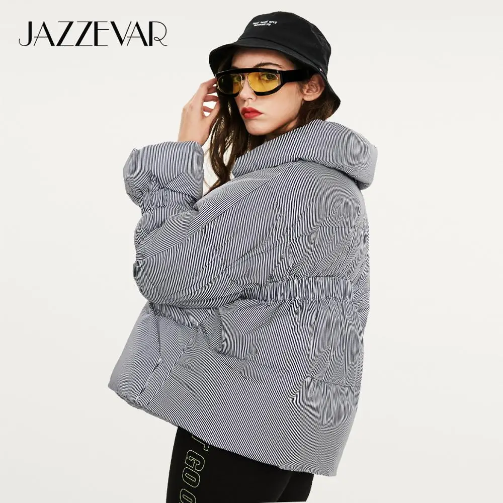 JAZZEVAR 2020 Winter New Arrival Women Down Jacket Loose Clothing Outerwear High Quality Short Style Winter Coat for Women