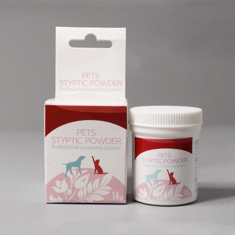 

Pet Styptic Stop Bleeding Powder for Dogs Cats Birds Anti-inflammatory Antibacterial Broken Injury Traumatic Hemostatic Powder