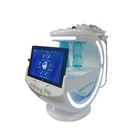 Волшебный зеркальный анализатор кожи Ice Blue, лифтинг лица, Микродермабразия, кислородный распылитель, гидродермабразия, машина для глубокой очистки 7 в 1