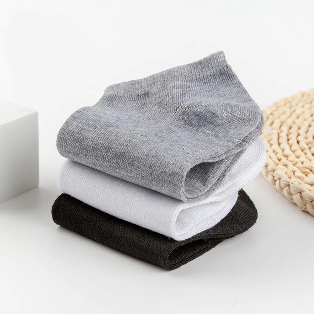 

Brand 100% Cotton Men Socks Summer Thin Breathable Socks High Quality No Show Boat Socks Black Short For Adult Size