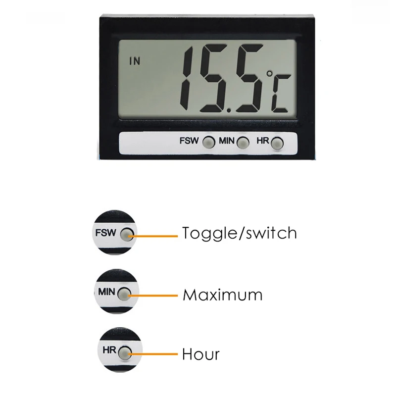 Цифровой термометр для аквариума измеритель температуры воды аквариумов 10 ~ 99% |