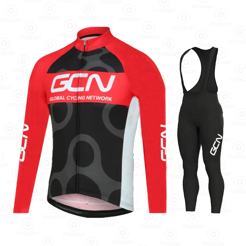 

2021 GCN Велоспорт Джерси комплект MTB Одежда для велоспорта для улицы велосипедная одежда осень с длинным рукавом Велоспорт одежда велосипедна...