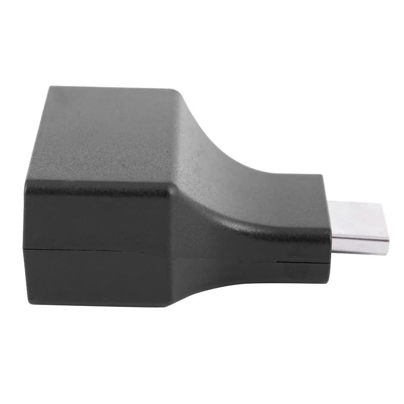 

1080p 4K HDMI To RJ45 Adapter Dual Ethernet Network Extender by Cat 5/6 3D HDTV