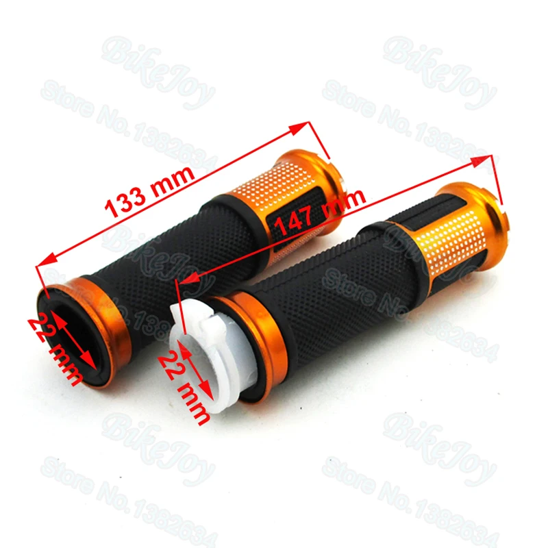 Универсальные золотые ручки 7/8 дюйма 22 мм поворотная рукоятка дроссельной