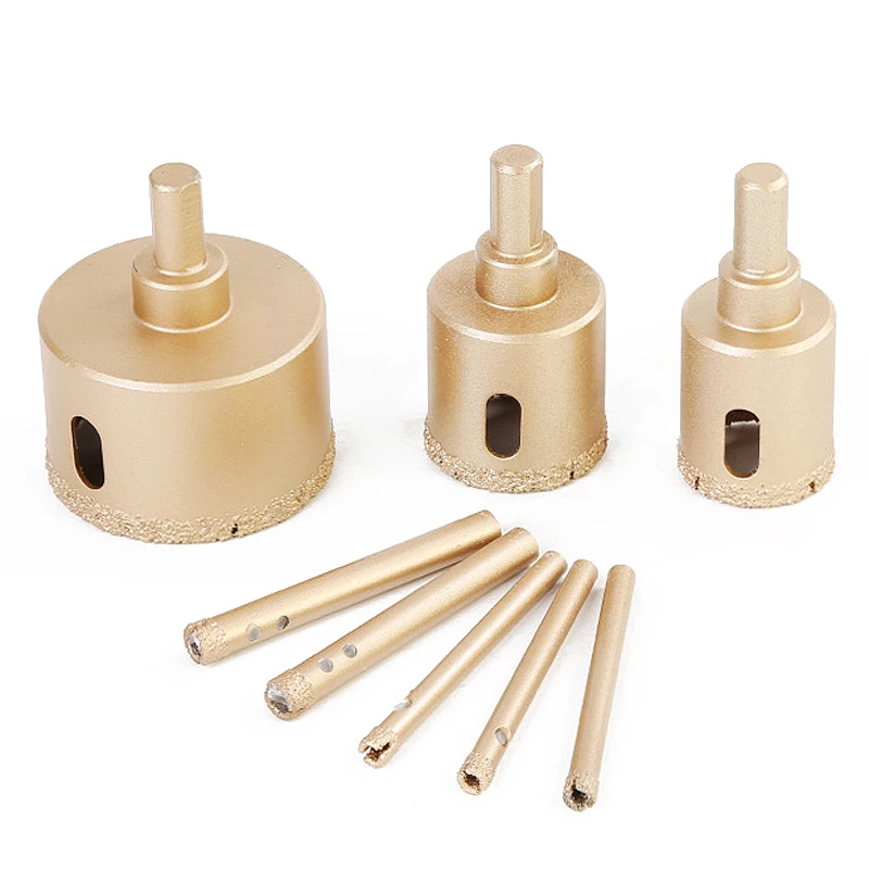 

1 шт. пайка алмазное ядро сверло отверстие для мрамора бетон гранит стеклянная плитка кладка высокое качество сверла