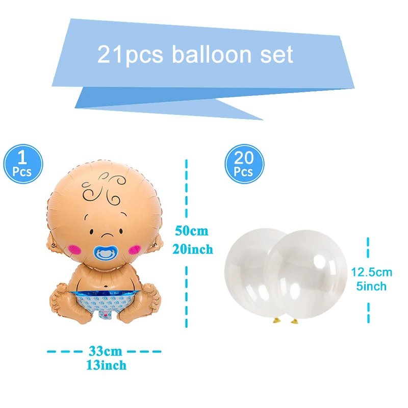 21 шт Babyshower Ангел Фольга Воздушный шар прозрачный слитный купальник его мальчик девочка пол раскрывает вечерние украшения принадлежности для рождения детей