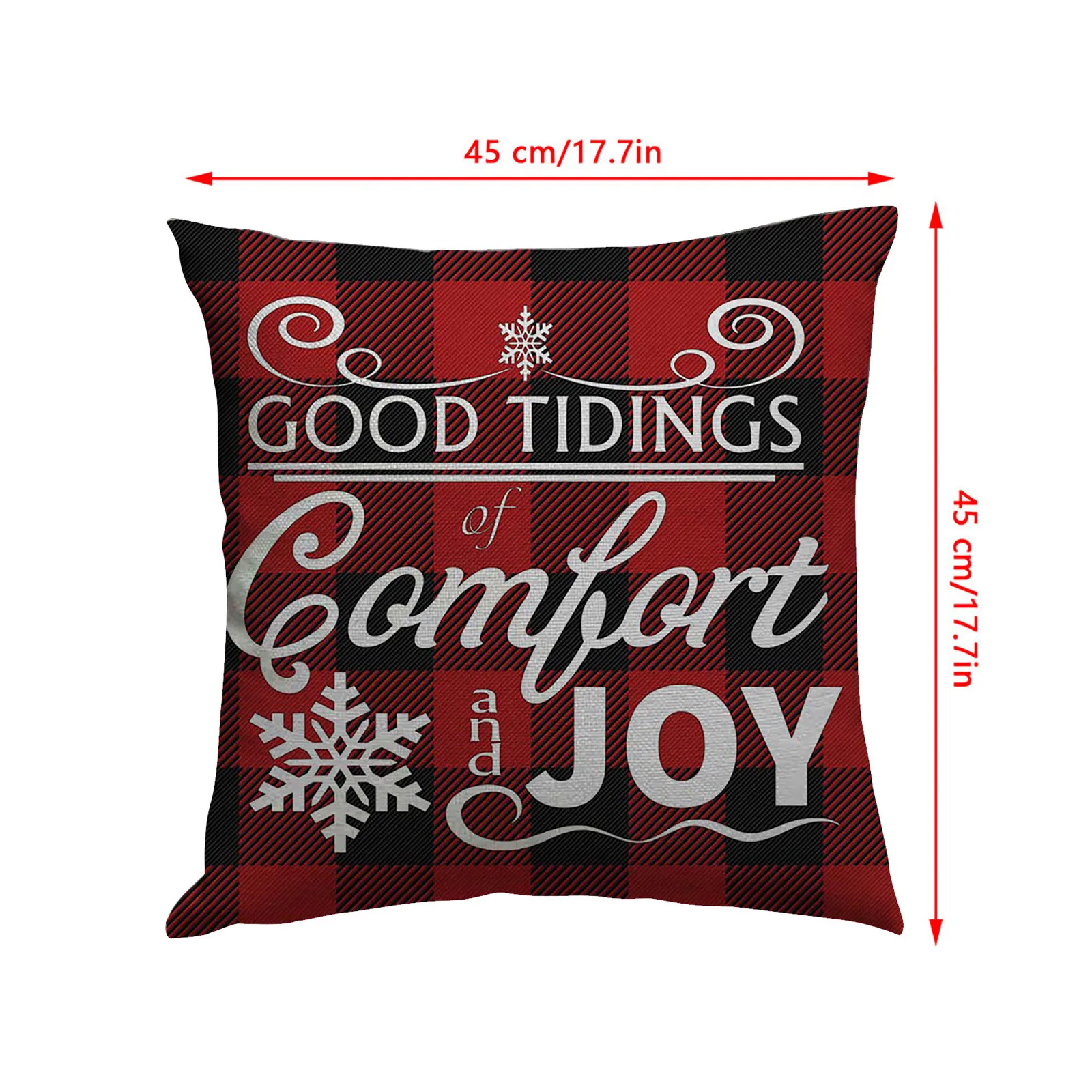 Счастливого Рождества подушка чехол хлопок льняная Подушка Чехол по