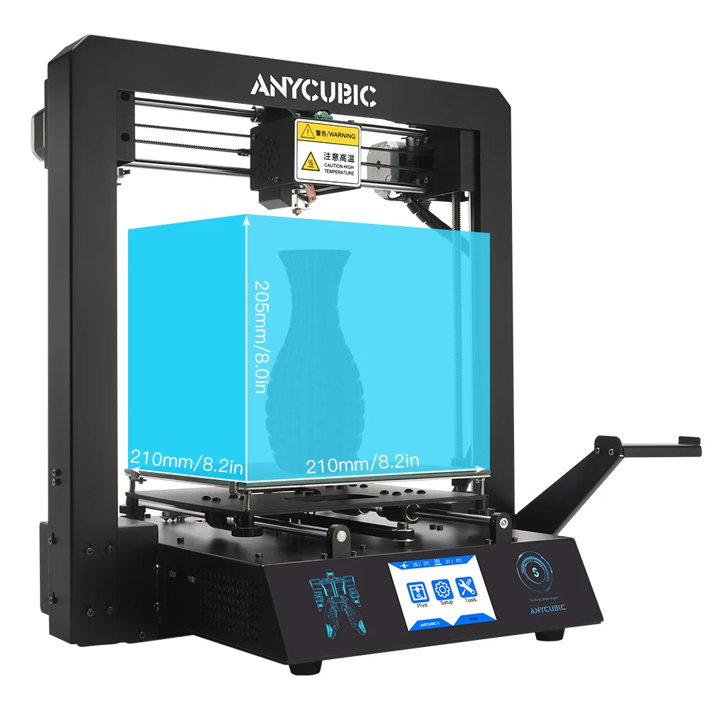 ANYCUBIC Mega-S 3d принтер Мега Обновление версии размера плюс металлический TFT сенсорный экран Высокая точность настольный 3d Принтер Комплект