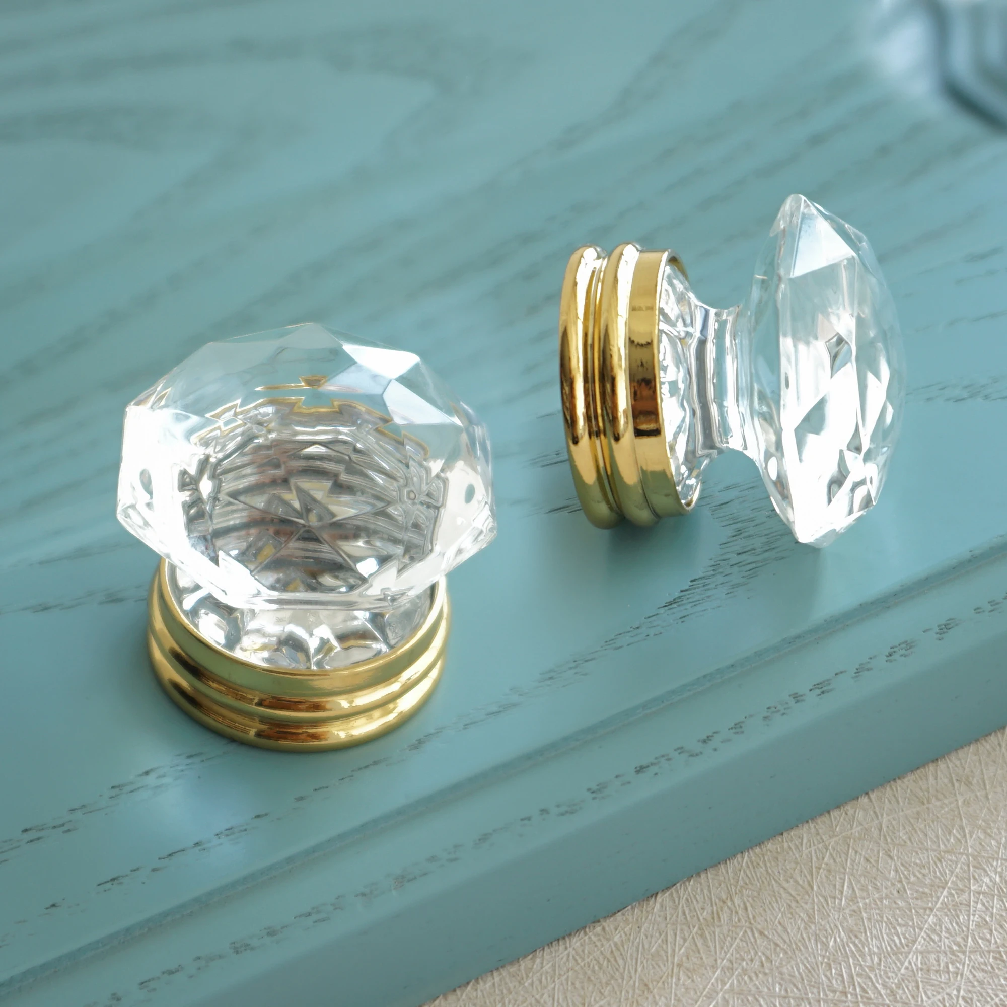 Ручки из хрустального стекла диаметром 1 37 дюйма для шкафа ящика металлическая