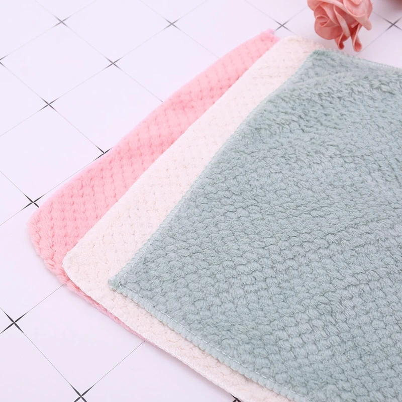 Новинка 2021 квадратное кухонное полотенце из микрофибры для мытья посуды