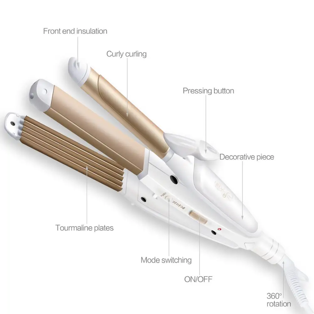 3 в 1 Профессиональная машинка для стрижки волос разворачивания стальных рулонов