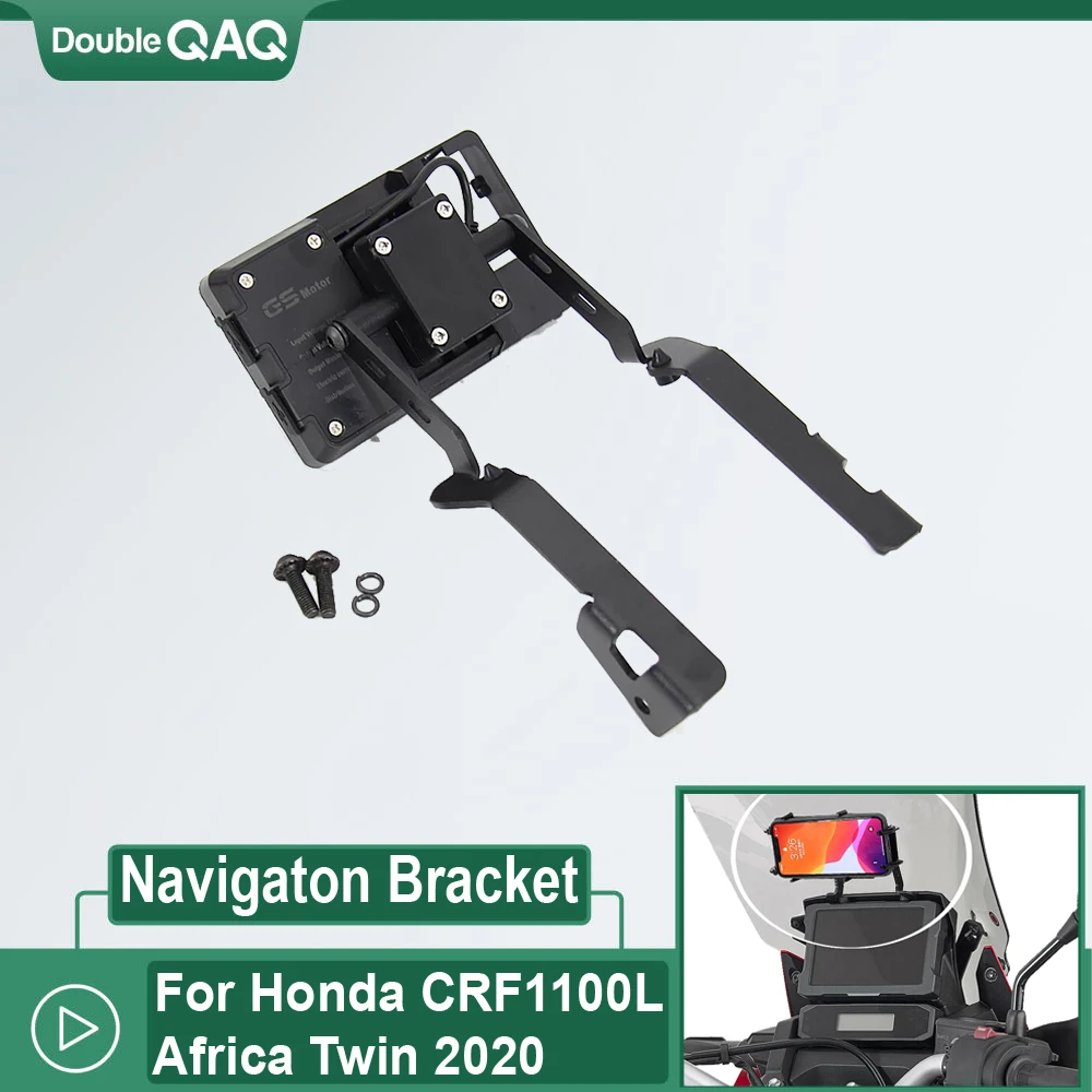 

NEW Motorcycle Accessories Stand Holder Phone GPS Navigaton Plate Bracket For HONDA CRF1100L Africa Twin CRF 1100 L 2020