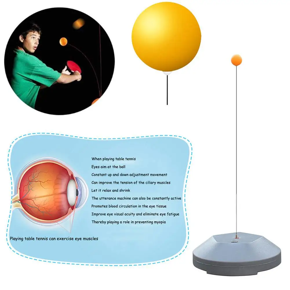 Портативный Тренировочный Набор для настольного тенниса нескользящая основа