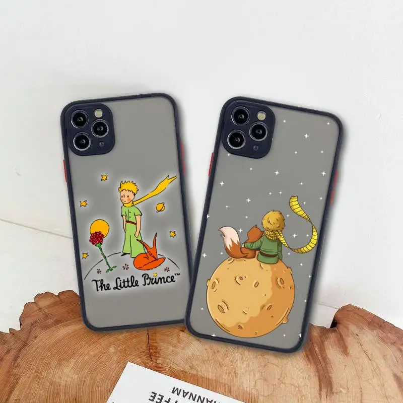 Матовый Прозрачный чехол с изображением маленьких принтов космоса земли для iphone