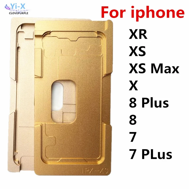 Металлическая Форма для iPhone X XR XS Max 6s 6 7 8 plus ЖК экран стеклянный держатель|Корпусы