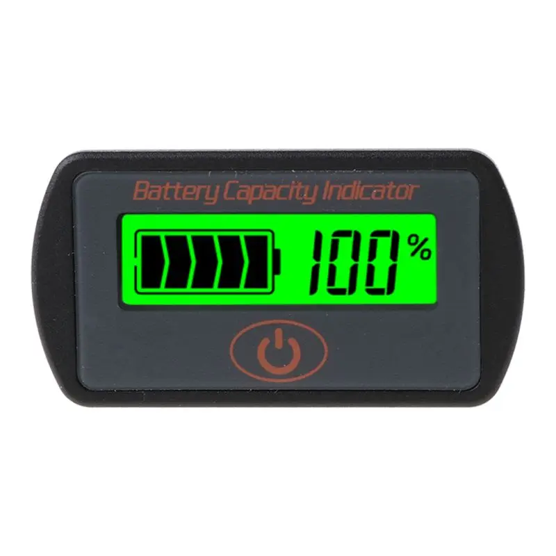 

12V 24V LCD Battery Capacity Voltmeter Tester Indicator Car Lead-acid Lithium