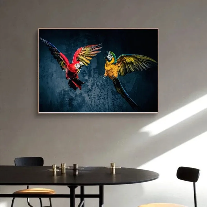 Картины на холсте постеры с птицами попугаи дикая фотография картины стену для