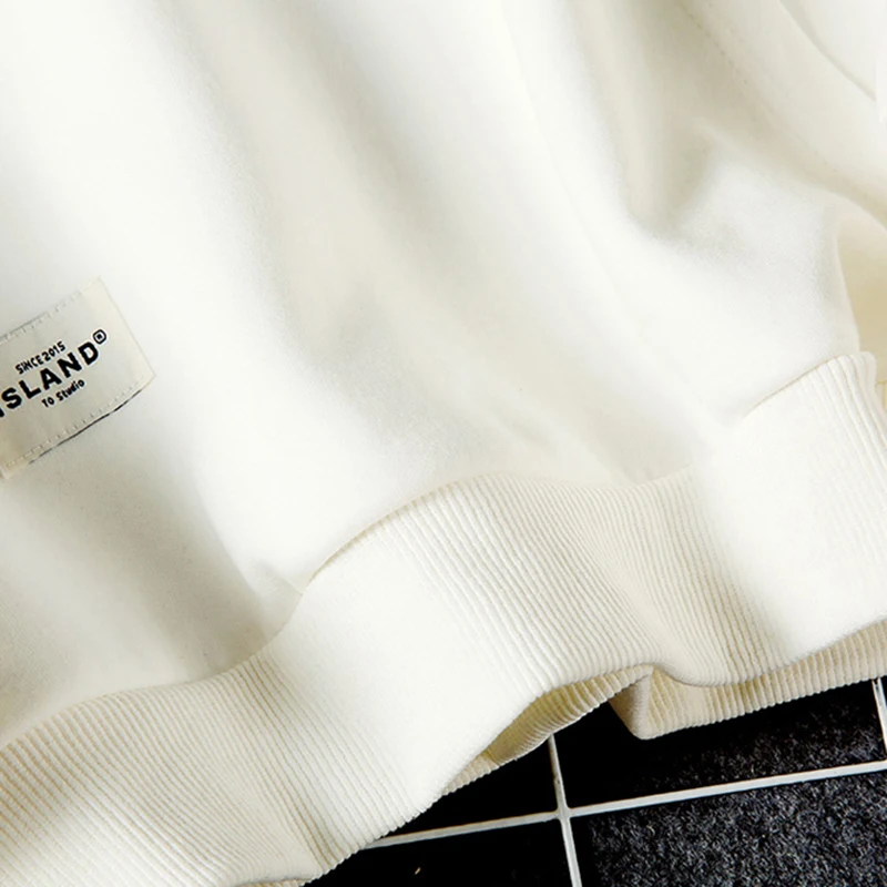 

With Hat Hoodies Sweatshirts Men Korean Style Casual Oversize 3XL High Quality Printed Mens Comfortable New Fashion Males Tops