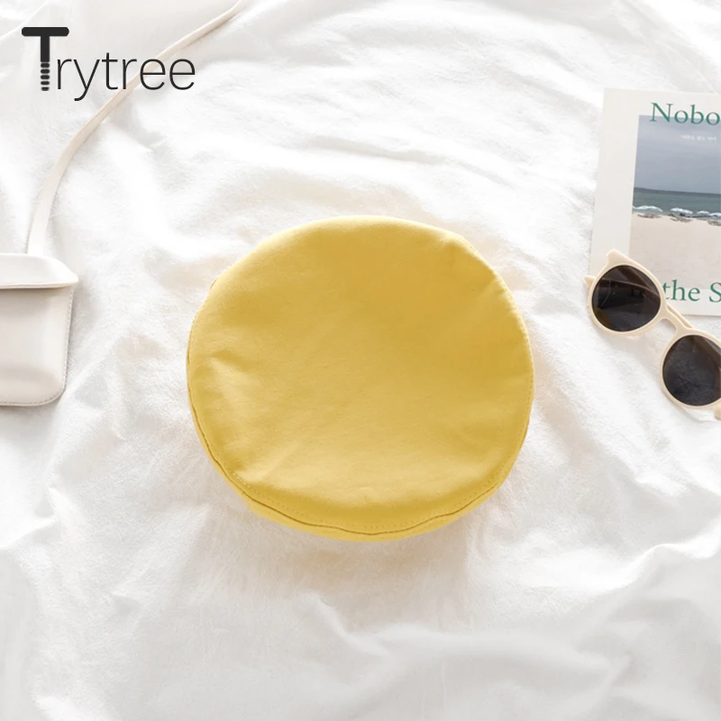 Шляпа Trytree Женская восьмиугольная в британском стиле ретро однотонная Осень-зима