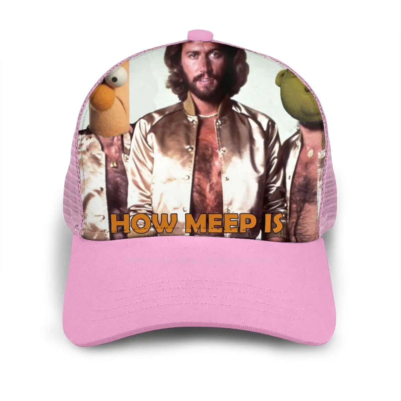 

How Meep Is Your Love Black Gray Navy Army Fashion Cap Hat Beaker Meep Bee Gees